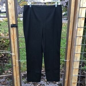 Talbots black Bi-stretch straight leg pants size 8